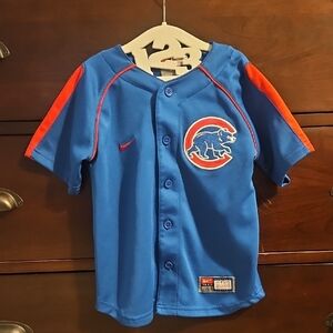 Kids Blue and Orange Sports Shirt